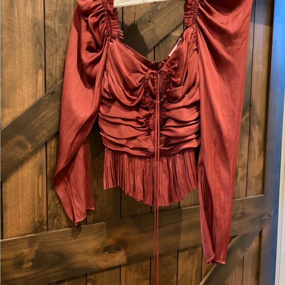 Ulla Johnson Rust Blouse - Picture 15 of 15